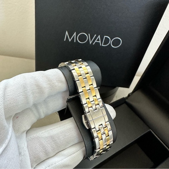 EUC authentic MOVADO Veturi Watch, 28mm two-toned - Picture 8 of 11